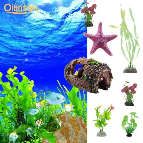 Fish & Aquariums Pet Supplies Resin Fake Tree Trunk Aquarium Fish Tank