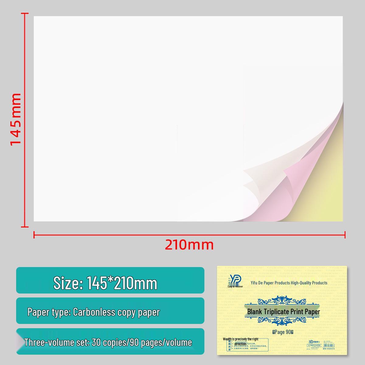 A5 Carbonless Copy Paper: 2-4 Part Contract Forms for Handwritten & Dot Matrix Printing