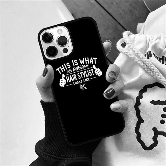 

Hair Stylist Hairdresser phone Case Cover For iPhone 17 Air 16 15 14 Plus apple 16 11 12 13 Pro Max coque iPhone 13