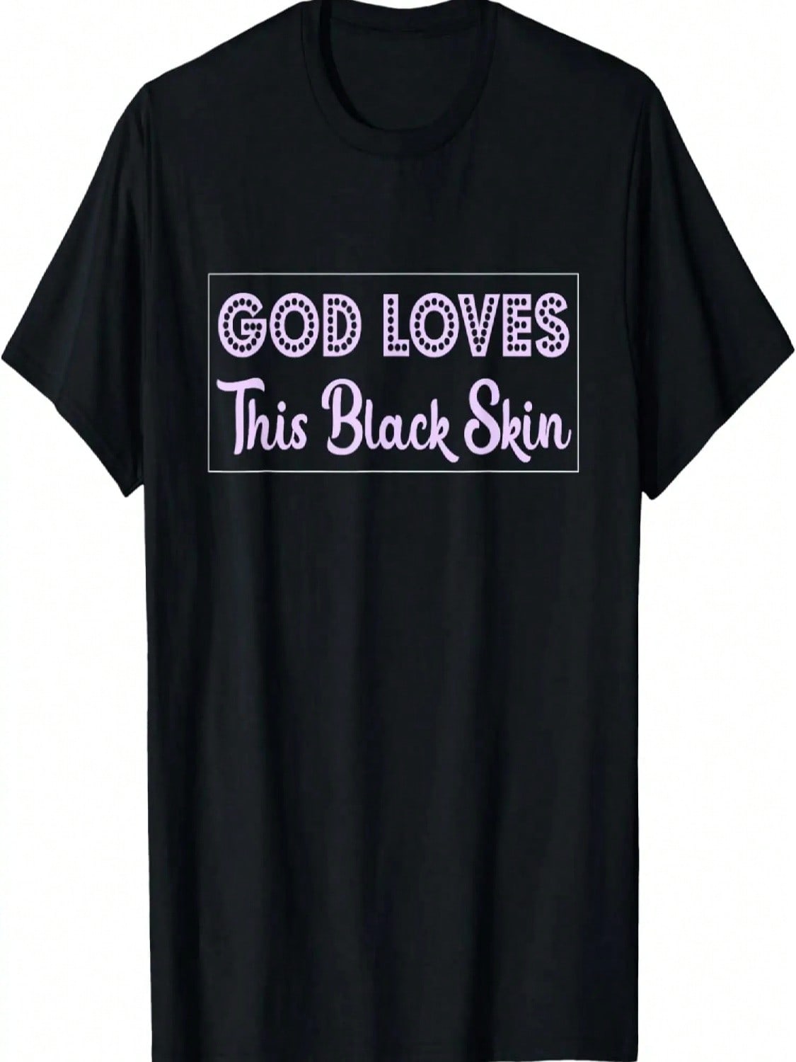 Faith God Loves This Black Skin T-Shirt S разноцветный