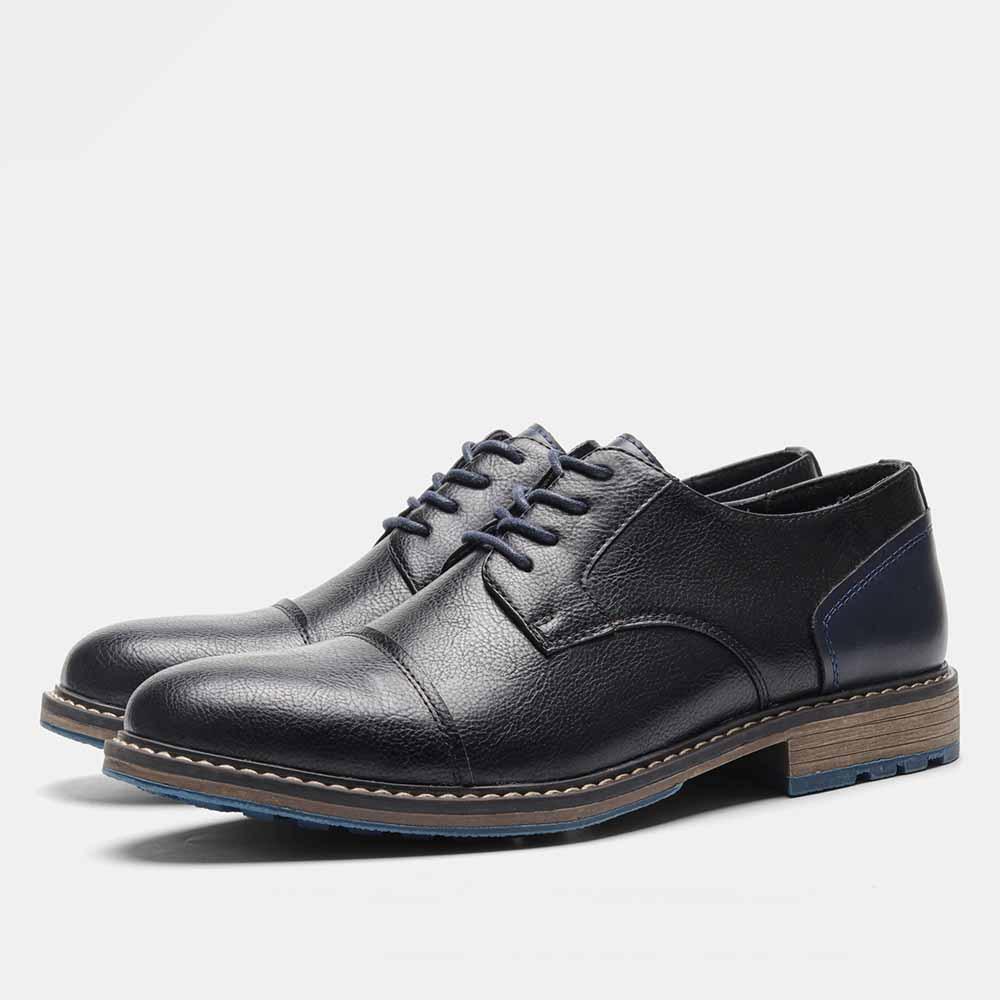 Men's Formal Shoes British Retro Brogue Shoes Mens Casual Business Leather Oxfords Men Office Dress Shoe Flats