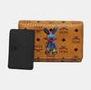 [Pre-Owned] Small Coated Canvas Monogram Card Holder In Cognac Color With Gold Hardware - Very Good #1EW5A2K