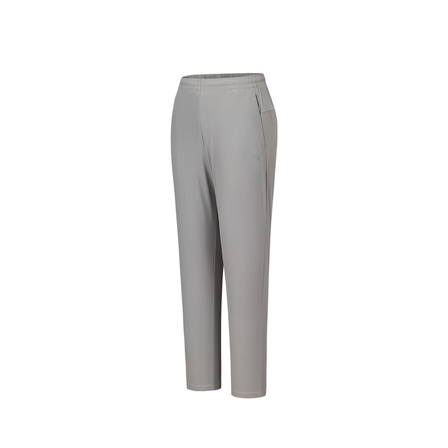 Anta Knitted Nine-Point Pants Women bottoms Reed-Gray 962627306-2 XS