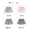 2022 Summer Women's Casual Cotton Linen Plaid Wide-Leg Shorts, Plus Size