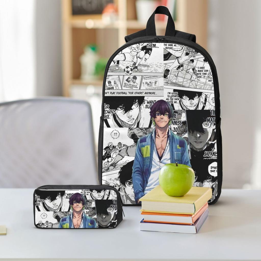 Oliver Aiku Backpack Boys Girls BookBag School Bag Shoulder Bags 3ps Insulated Lunch Bag Pencil Case