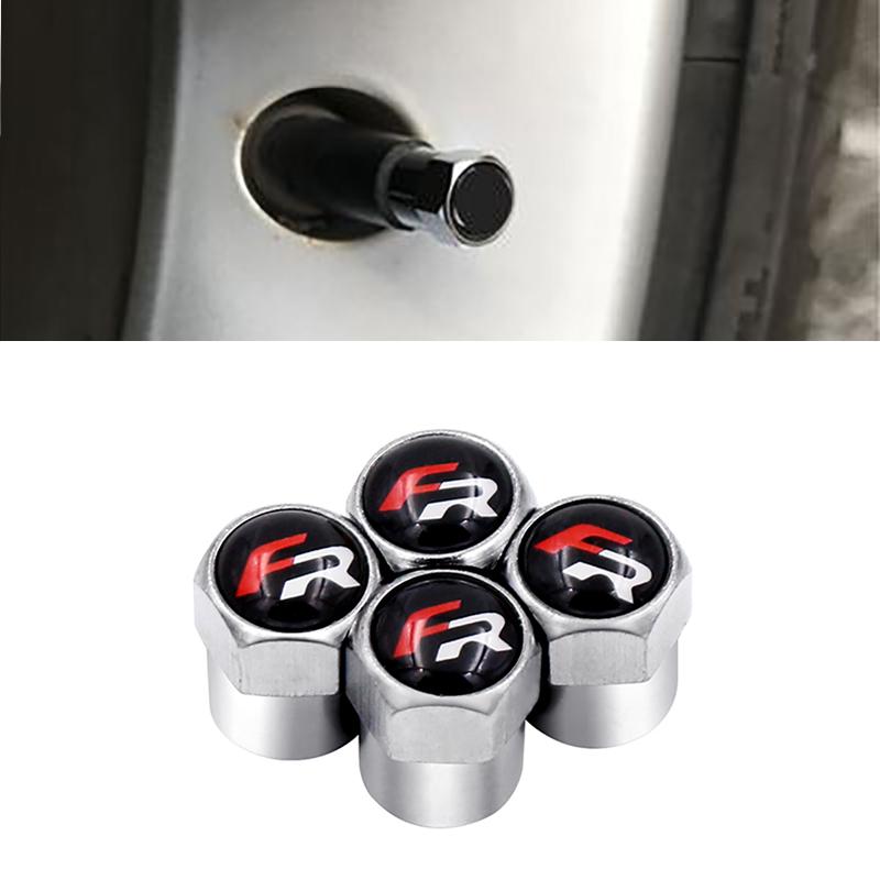 Car Valve en Alliage daluminium de pneus Caps Stem Bouchons de Valve Anti-poussi/ères Enjoliveur Auto Universel Valve pour Sport