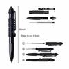 Tactical Pen, Self-Defense Multi-Function Safety Tungsten Pen, Glass Breaker, Emergency Defense Pen (Black)