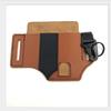 1pc Tool Pocket PU Multifunctional Storage Wear Resistant Durable Retro Outdoor Sports Pocket Tool Leather Case Flashlight Cover