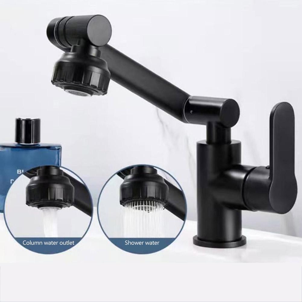 1080 Degree Swivel Mixer Tap Hot Cold Water Kitchen Bathroom Tap