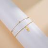 Cazador Cute Cat Kitten Head Bracelet for Women Stainless Steel Animal Double Chain Bracelet On Hand Jewelry Gift Wholesale 2026
