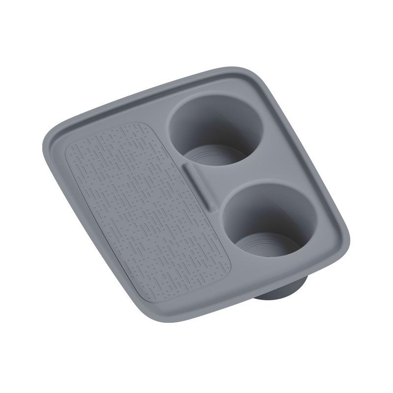 Porte-gobelet & Chargeur sans fil 2-en-1 en Silicone Pour Leapmotor A10/A05 Tapis Antidérapant pour Console Centrale Ajustement Parfait, Protège