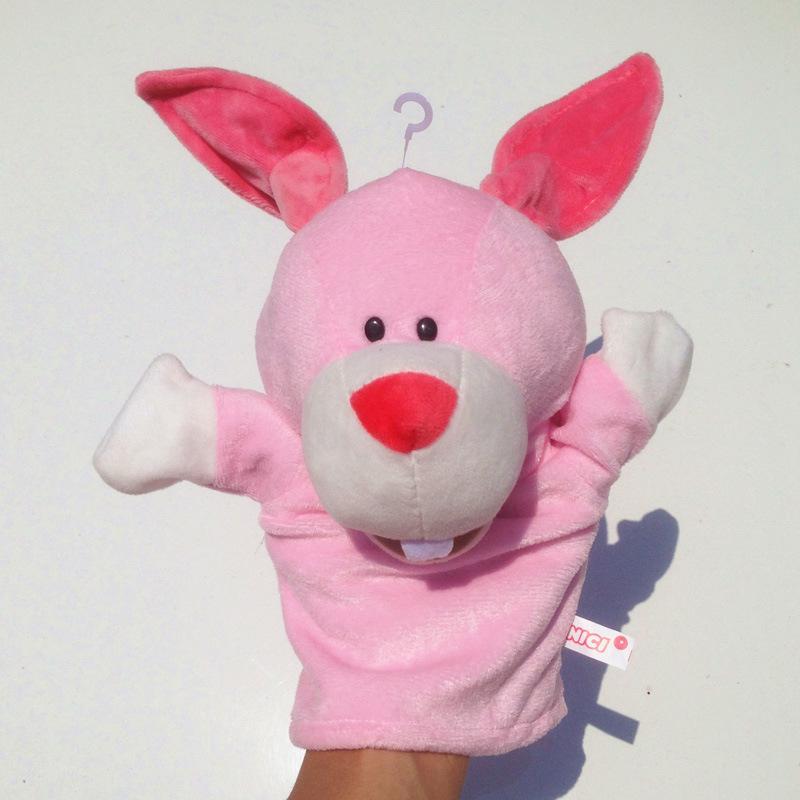 Ventriloquism Animal Hand Puppet Doll Mouth Can Move Parent-child Game Storytelling Cartoon Gloves Doll Can Open Mouth