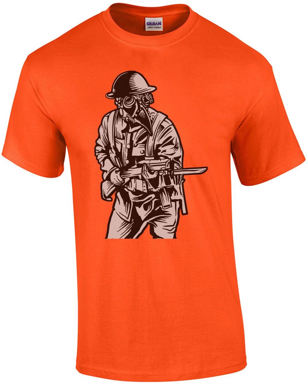 Steampunk Plague Soldier T-Shirt 2XL