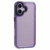 For iPhone 16 Clear Phone Case PC+TPU Hybrid Back Cover