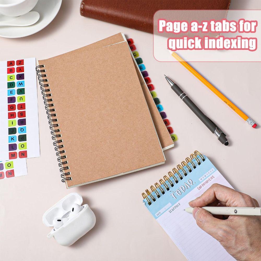 Small Strips Alphabet Page Markers Waterproof Page Marker Sticky Flags Books