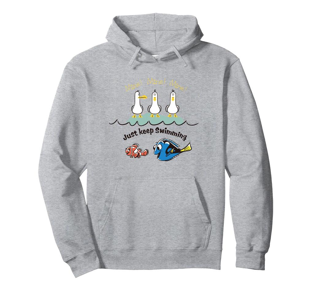 Disney Pixar Finding Nemo Mine Mine Just Keep Swimming Hoodie
