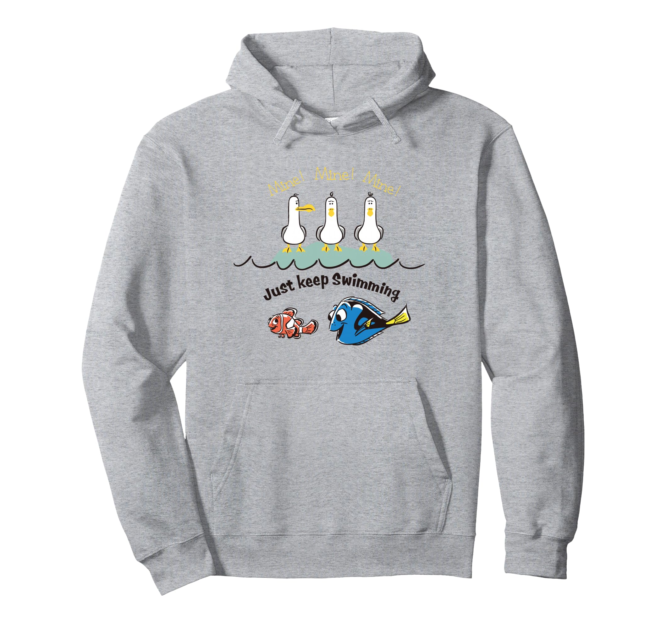 

Disney Pixar Finding Nemo Mine Mine Just Keep Swimming Hoodie