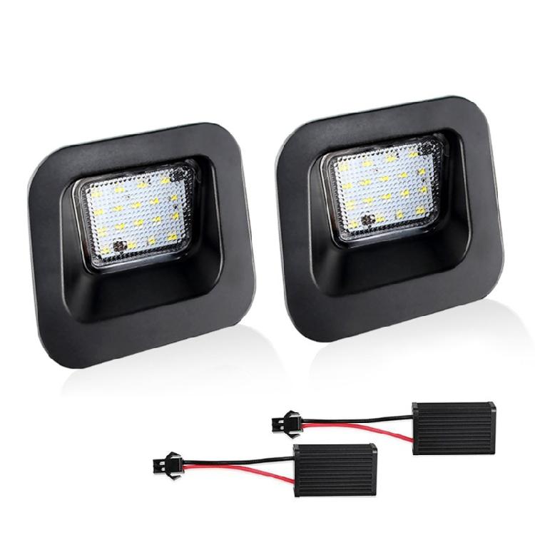 Car Waterproof Led License Number Plate Light Error Free Canbus For Ram1500 2500 1
