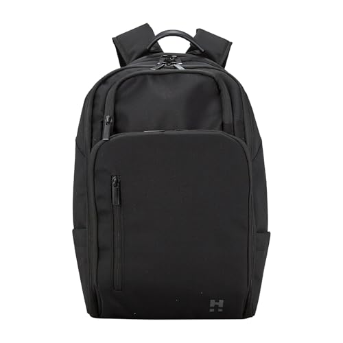 Round Backpack, A4 Size, Water-Repellent, Hapitas Plus HPL5166, Black