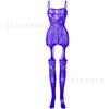Sex clothes women's hollow stockings tight net clothes one-piece hanging adjustable shoulder straps
