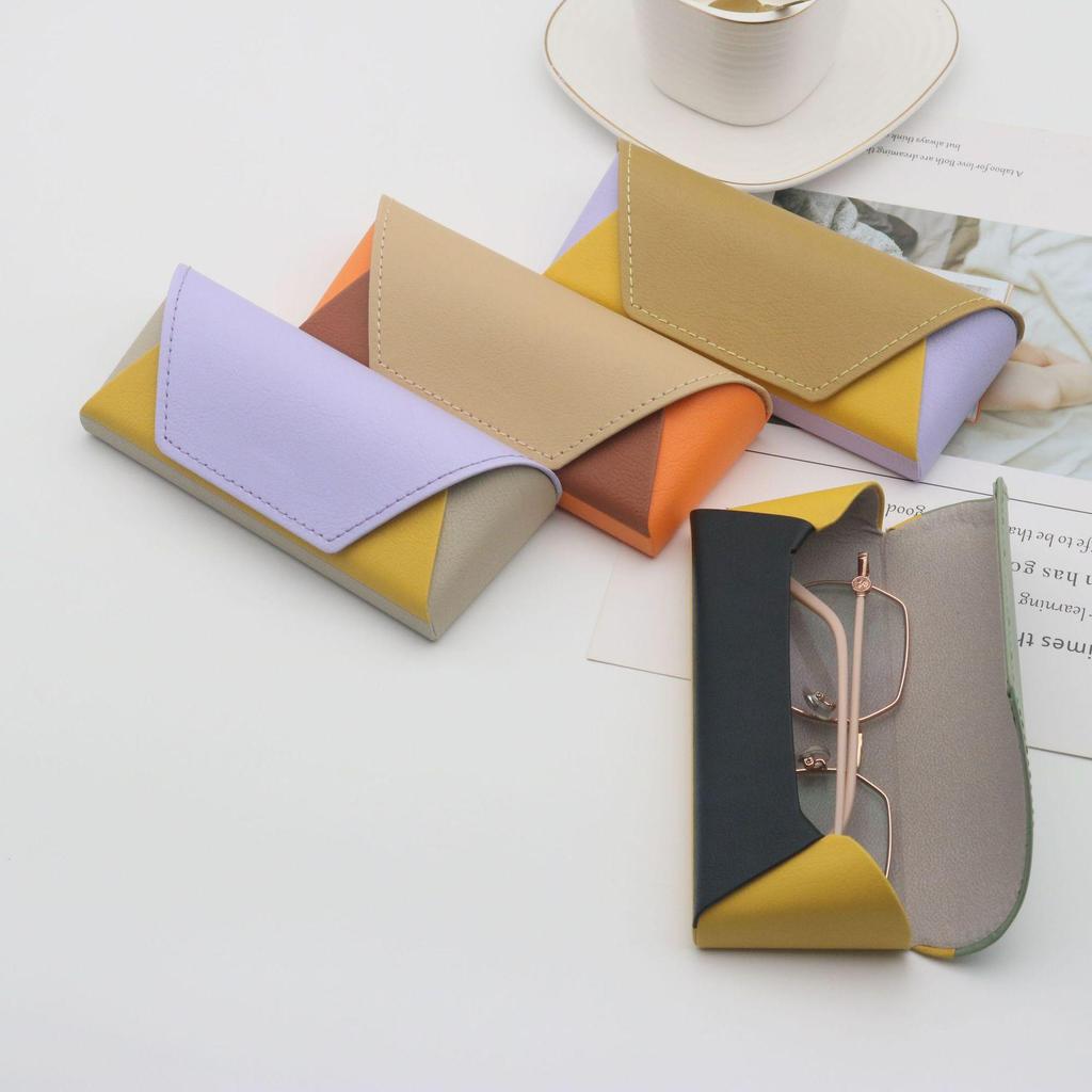 Handmade High-Grade Leather Glasses Case: Portable, Pressure-Resistant Storage Box for Sunglasses