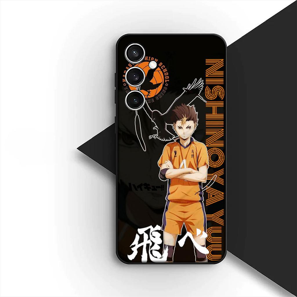 Cover for Samsung Galaxy S10 S8 S9 Plus A33 A34 A31 70 A71 A72 Note 20 9 8 S10E Phone Case Toru Oikawa Haikyuu Hinata Shoyo