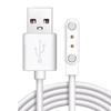 Universal 2Pin 4mm 7.62mm 4Pin Strong Magnetic Charge Cable USB Charging Line Cord Black White For Smart Watches