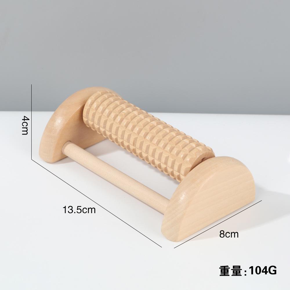 

Natural Wooden Foot Roller Reflexology Designed Enhance Relaxation Boost Circulation A Manual Massage Tool Foot Care Tools