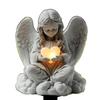 Decorative Angel Garden Stake 2D Yard Sign Collection Plaque Waterproof Stylish Cherubs Decoration for Outdoor Farmhouse