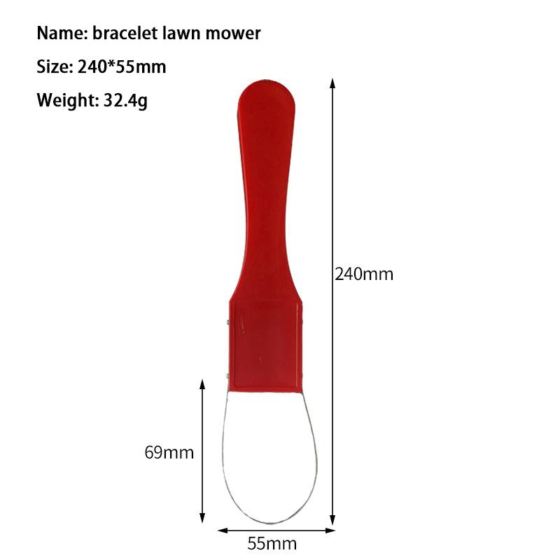 

Браслет, прополка, сад, огород, прополка, средство для удаления корней, внешняя торговля, трансграничная садовая прополка, комбинированный сельскохозяйственный инструмент красный