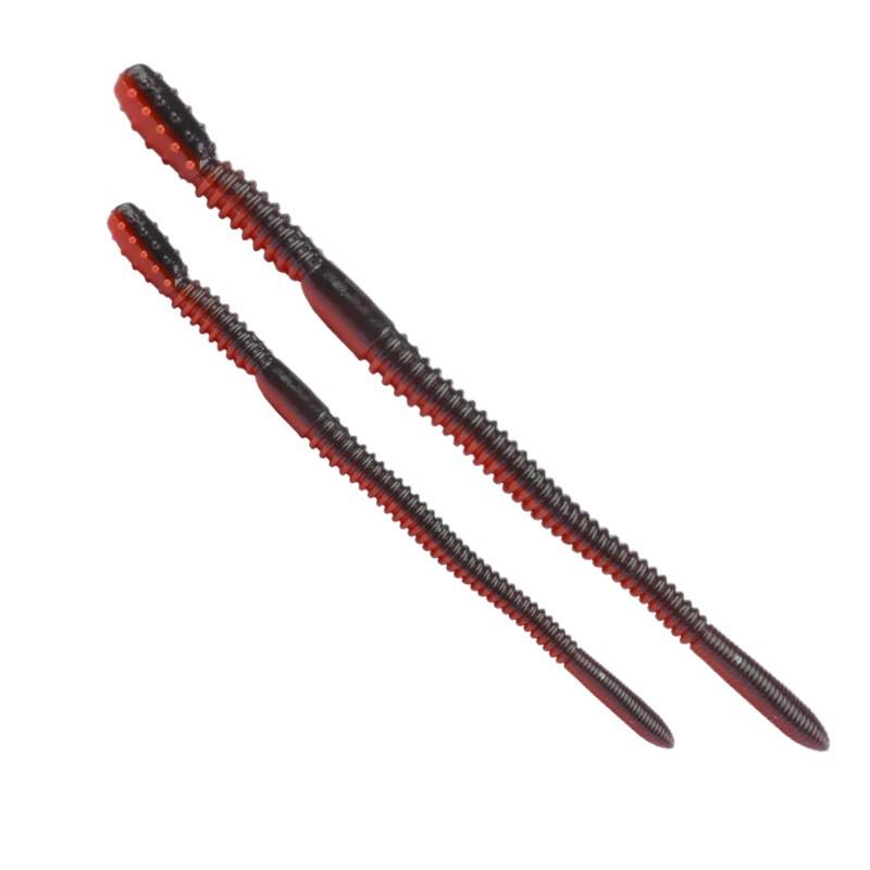 Jin Dünne Nudelwurm Bionische Weiche Texas Rig Simulation Barschköder