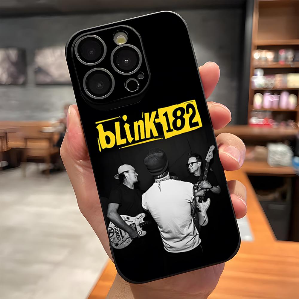Fashion Blink 182 Phone Case For IPhone 17 Pro Max 15 Pro 16 14 Plus 12 13 Mini 11 Pro Shockproof Soft Cover