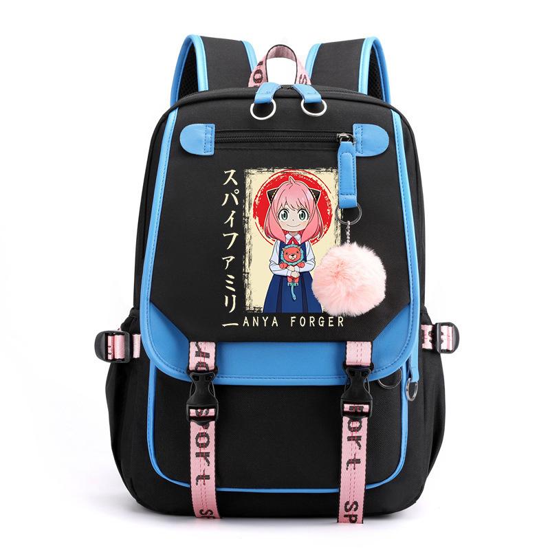 RiMan SPY x FAMILY Spy Play House Backpack Junior High School Student Personality Trend College Style School Bag