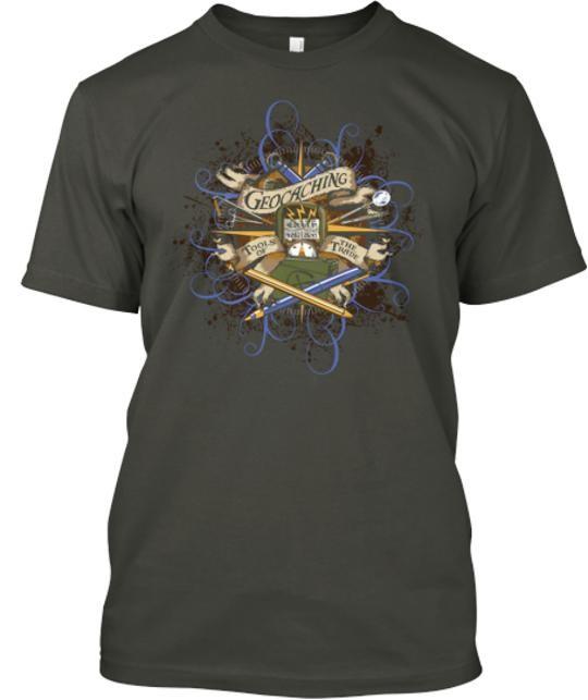Geocaching Tools of the Trade Tee T-Shirt Made in USA Size S to 5XL