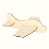 10pcs Unfinished Wooden Aircraft Models - DIY Handmade Craft Material for Graffiti, Painting, and Colouring Creative Art Projects, and Woodworking