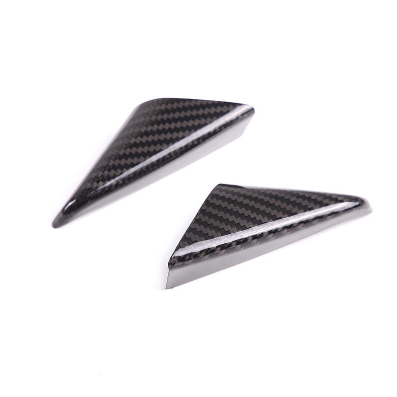 For Porsche 718/911 2012-2019 Inner A Pillar Triangle Decoration Frame Cover 100% Real Carbon Fiber Car Interior Accessories