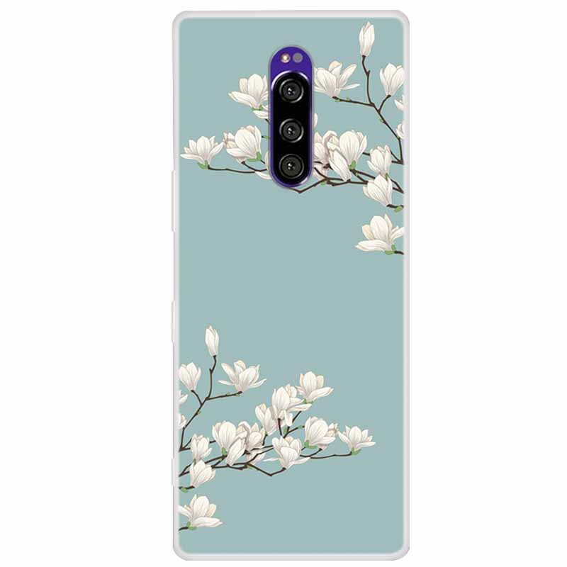 For Sony Xperia 1 Case Luxury Animals Transparent Cover for Sony Xperia1 XZ4 SO-03L SOV40 J8110 J9150 J8170 Phone Shells Covers