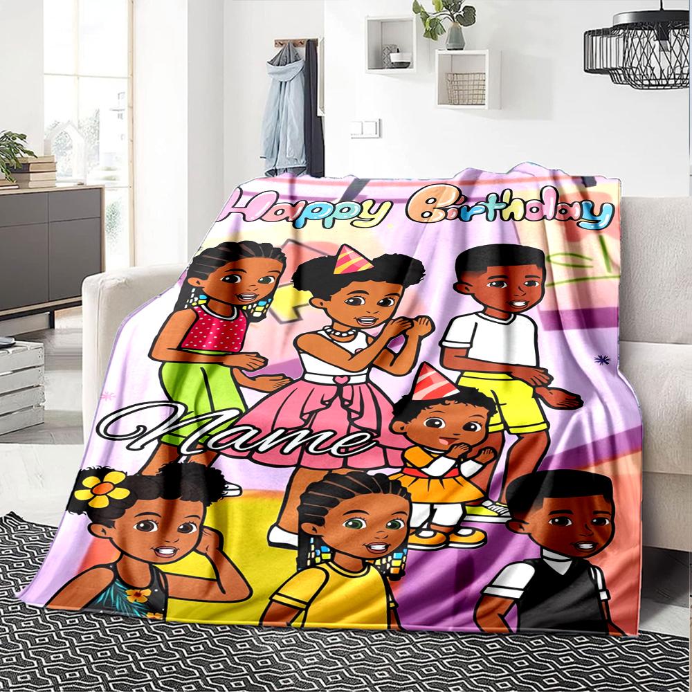 Customiz Name Personality Gracies Corner Blanket Soft &Warm Sofa Office Bed Travel Lunch Break Blanket, Gift Suitable All Seasons