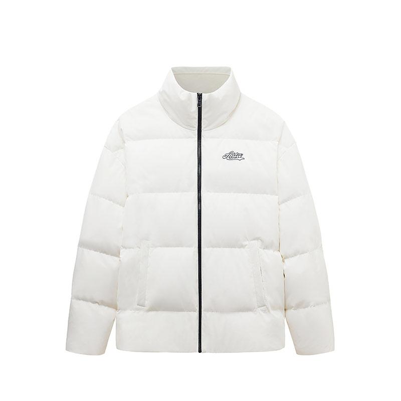 ANTA Men s Stand Collar Short Down Jacket White 952348906-1 2XL