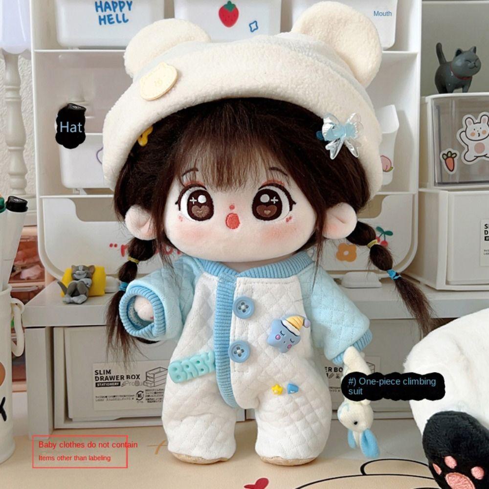 Fashion 20cm Cotton Doll Clothes Dressing Game DIY Doll's Accessories Trendy Replacement Outfit
