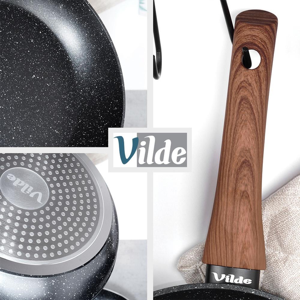 Black&Wood Granite Frying Pan Set 20/24 Cm 2 Pcs.