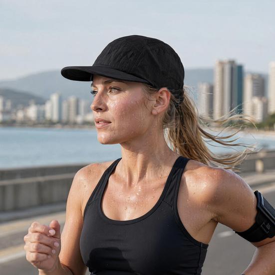 Quick-Dry Running Hat for Men & Women, Cooling Hat UPF 50+ Thin Baseball Cap, Lightweight Breathable Mesh Sport Hat