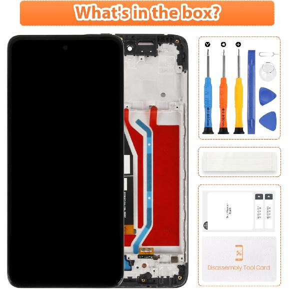 

Экран для Motorola Moto G 5G 2024 Замена экрана для Moto G 5G ЖК-экран XT2417-1,XT2417 Тач-дисплей Дигитайзер Сборка Запчасти для ремонта(черный