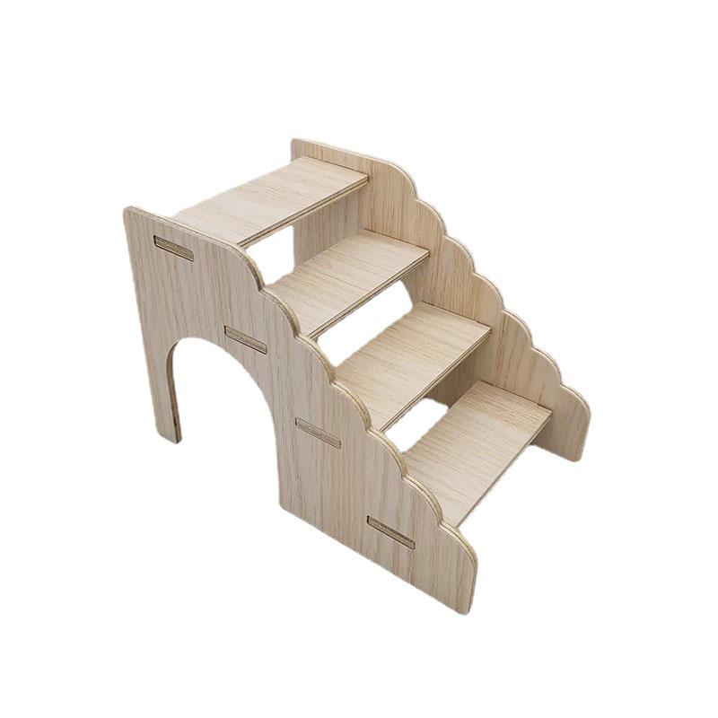 Hamster Solid Wood Villa: Nest, Hideaway, Toy & Ornament for Small Pets