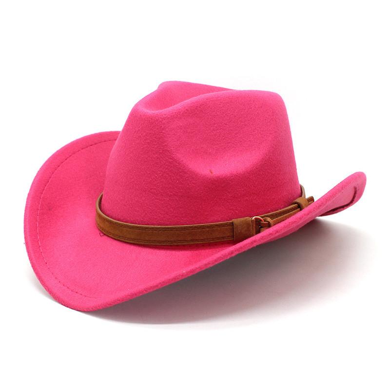 Western Cowboy Hat With Satin Weave For Men And Women Summer Winter Sun Protection