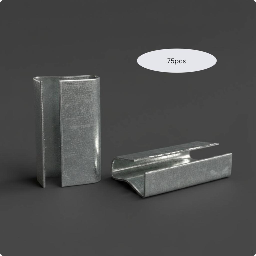 PET Strap Buckle Easy to Use Seal Clip Hold Carton Binding