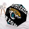 Printed Jacksonville Jaguars logo Folding Umbrella,Outdoor,Leisure,And Travel Umbrella,Durable Umbrella Fabric,Birthday And Holiday Gift