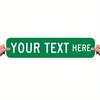 Personalized Green Street Sign Custom Metal Sign Customizable Text Outdoor Wall Decor