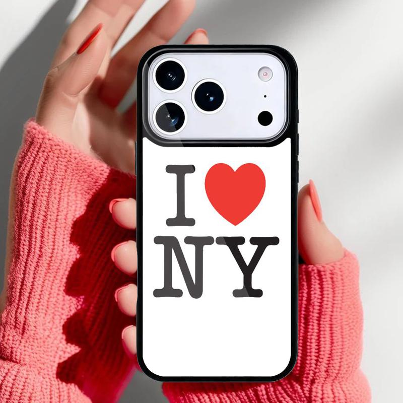 Dark Night New York City Phone Case for iPhone 17 16 15 14 13 Pro Max Back Cover for 12 11 Pro Coque
