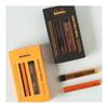 Rhodia Script Mechanical Pencil Lead Case Refill Set, 0.5mm, Aluminum Body, Anodized Finish, Orange (cf9357) - Minimalist Design, Sleek, Compact,